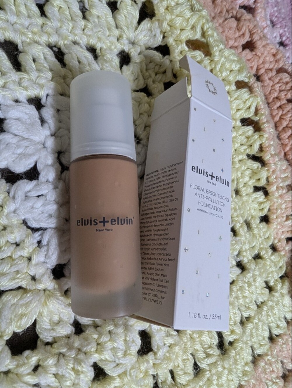 Elvis + Elvin Floral Brightening Foundation Anti Pollution Hyaluronic Acid Mediu